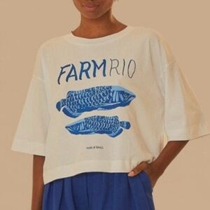 Farm Rio White Farm Rio Organic Cotton T-Shirt